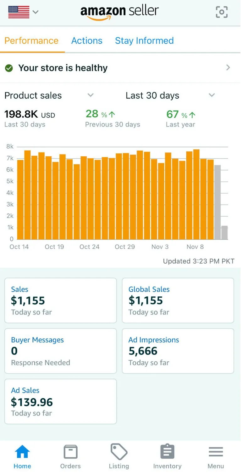 Amazon Dashboard 1